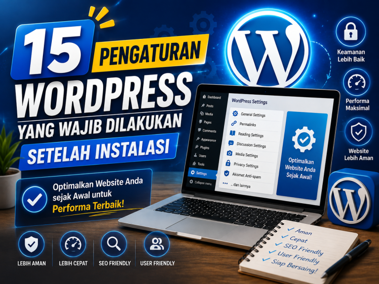 15 Pengaturan WordPress yang Wajib Dilakukan Setelah Instalasi (2026)