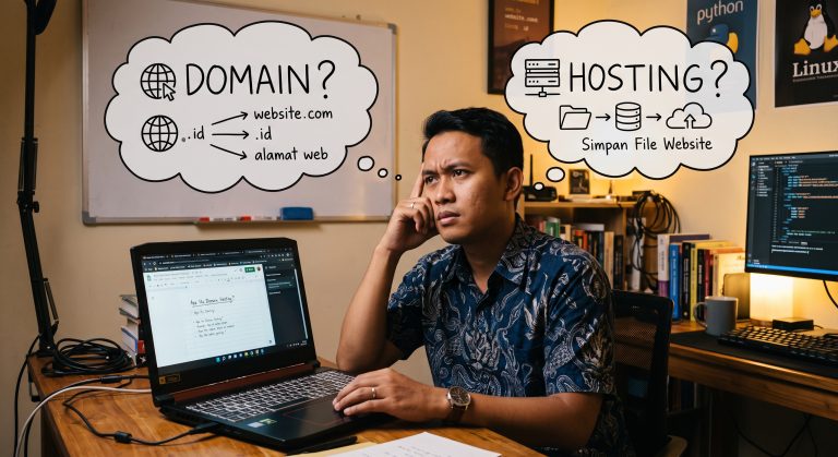 Cara Membeli Domain dan Hosting untuk WordPress: Panduan Lengkap Pemula (2026)