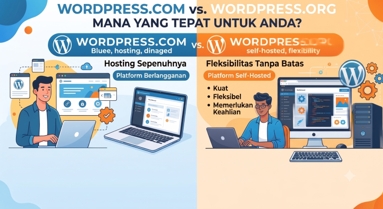 WordPress.org vs WordPress.com: Apa Bedanya dan Mana yang Harus Dipilih ?